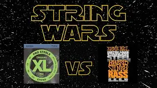 STRING WARS EP13 - D&rsquo;ADDARIO ProSteels vs ERNIE BALL STEEL  - JAZZ BASS
