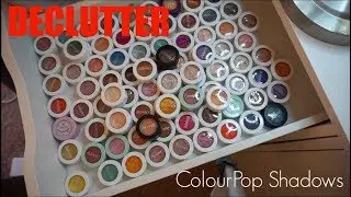 Decluttering My Super Shock Shadows from ColourPop!