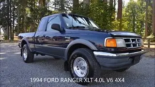 1994 FORD RANGER XLT EXT CAB 4.0L V6 4X4 AUTOMATIC 140K MILES