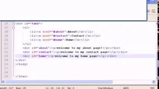 Tabs using jQuery