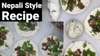 How To Make Mutton || Momos Recipe Nepali Style || Steamed Mutton Momos @Tabassum_Rahil