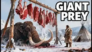Hunting the Giant Woolly Mammoth at  71&deg;C 🥶 #yakutia #survival #extremecold #arcticlife #wildlife