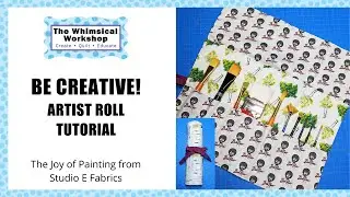 How to Make an Artist Brush Roll | Quick and Easy Project | Heidi Pridemore