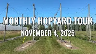 Monthly Hopyard Tour (2025-11-04) | Univ of Florida Hops Research
