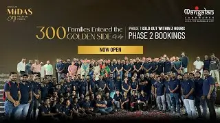 Mangalam Midas City launch event ✨ | 300 booking in just 3 hr