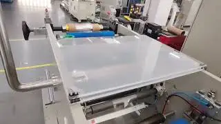 PP PE PET Lab Three layer co extrusion casting experimental #film #machine #lab #factory #plastic