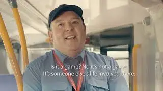 Bus drivers Paul and Katherine discuss the dangers of bus bricking