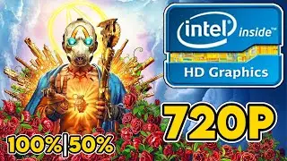 Borderlands 3 || Intel HD/UHD 630 + i5 9300H Performance Test || 720p Benchmark