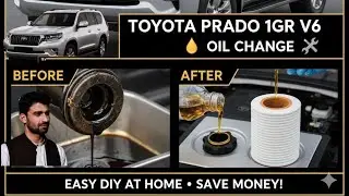 How to Change the Engine Oil on a Toyota Prado 1GR V6 | Easy DIY Guide 2003 to 2023