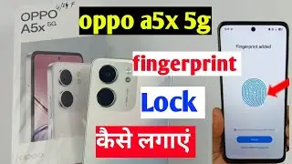Oppo a5x 5g display fingerprint lock | oppo a5x 5g display fingerprint settings/ fingerprint setting