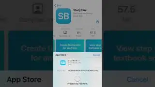 How to install StudyBlue app on iPhone?