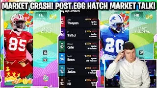MARKET CRASH! POST SUGAR RUSH EGG HATCH MARKET TALK! | MADDEN 22 ULTIMATE TEAM