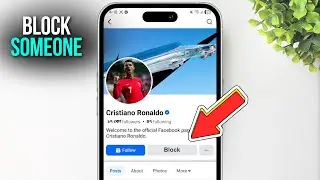 Как заблокировать кого-либо в Facebook так, чтобы он об этом не узнал
