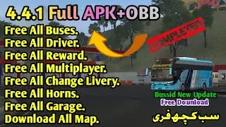 Bussid New Update 4.4.1||Mod APK+ OBB || Unlock all Buses. Download link ka sath| Fk gaming official