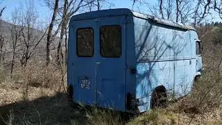 Saviem SB2 in a field