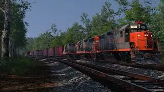 Railfanning in Railroad West Hauler splitting the blades at Hemingway