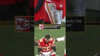 Patrick Mahomes EXITS game early due to apparent leg injury 🚨 #patrickmahomes #injury #chiefs