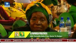 S/Africa Politics: ANC Formally Asks Jacob Zuma to Resign |Network Africa|