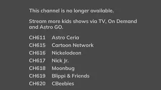 DreamWorks channel has ceased transmission on 1st February 2025 (recording on YouTube)