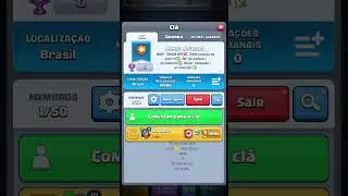 seremos o melhor cl&atilde; do mundo, junte se a nos #clas #cl&atilde;s #CR #clashroyale #hashtag #games #vamos