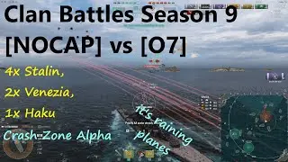 WoWs [NOCAP] vs [O7] 4x Stalingrad on Crash Zone Alpha | Our Clan Battles Season 9