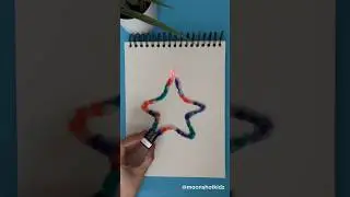 DIY salt electric circuit star. Easy stem project for beginners. #science #stem #experiment