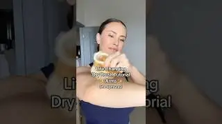 This exfoliation works! 😳 How To Dry Brush Body Cellulite Tool Skincare Beauty Secrets Arms Tips