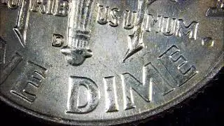 1964 D Die Break Reverse ROOSEVELT DIME