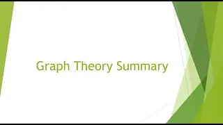 Year 12 Graph Theory Summary