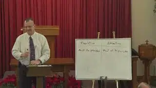 Pastor Peter Dietsch Teaches a Series on Church Membership 101 (Session 21)