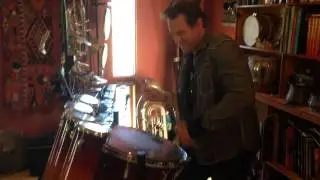Stewart Copeland and Thomas Lang playing 
