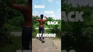 3 Back workouts for thickness and width at home #youtubeshorts #virqlshorts #shorts