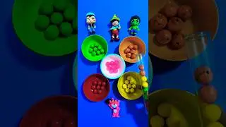 Cute Color 🧪 Colorful Bead Matching in Test Tube ASMR #colorcute #asmr #colormatching #satisfying