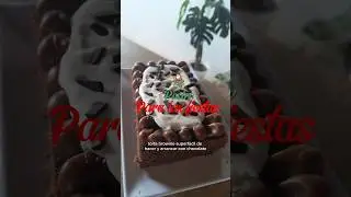 🎄 POSTRE PARA LAS FIESTAS TORTA BROWNIE EN 40 MINUTOS #cocina #postre #receta #Brownie #fiestas🎄