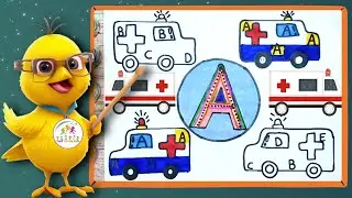 Letter 'A' Activity for Preschoolers | Fun Alphabet Search Game! 🚑🌈