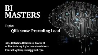 Qlik sense Preceding Load