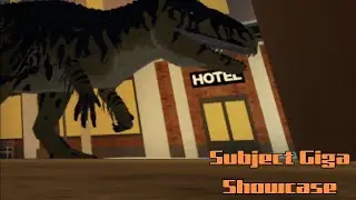Subject Giga | Showcase Jurassic Blocky