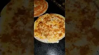 Egg Dosa Eating Challenge | Famous Karam Podi Double Egg 🥚Dosa|5 Rupees Dosa Hotel #shorts #foodie