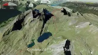 Grindelwald - Faulhorn Trail ∆ hiking trails ∆ 3d-trail.com/switzerland/