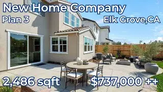 The New Home Company | Plan 3 &ndash; 2,486 Sqft | Model Home Tour | Long Meadow, Elk Grove, CA