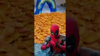 Deadpool + Infinity Stones = Chimichanga Chaos & Dancing Mayhem!🌮#deadpool #mayhem #infinity #shorts