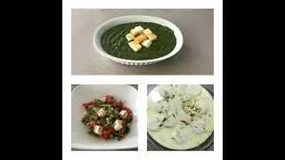 Three ways with Paneer | How to make Paneer at home + Palak Paneer + Paneer Salad + Ras Malai
