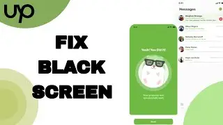How To Fix And Solve Black Screen On Upwork App | Easy Fix