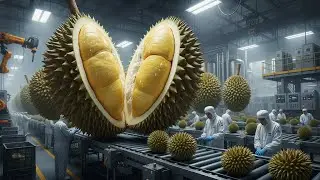 Inside the Modern Durian Factory: Amazing Ice Cream Production Line