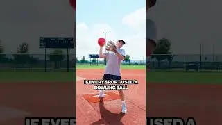 if every sport used a bowling ball #baseball #sports #challenge