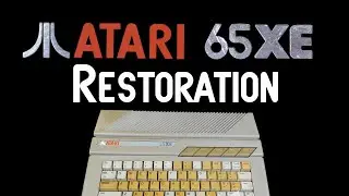 Atari 65XE restoration project part 3 - More keyboard work and cleaning inside the case.