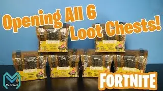 Opening All 6 Fortnite Loot Chests from Jazwares