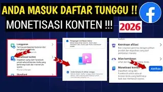 MONETISASI KONTEN FB PRO MASUK DAFTAR TUNGGU 2026 ! INI PENJELASANNYA