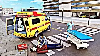 NY City Ambulance Truck Driving - Coast Guard Beach Rescue Team - Android Gameplay