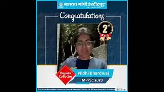 MPPSC 2020 | 2nd Rank | Nidhi Bharadwaj | Mock Interview | MGICS